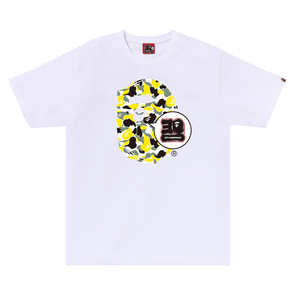 Buy BAPE Store Osaka 30th Anniversary Ape Head Tee Set 'White