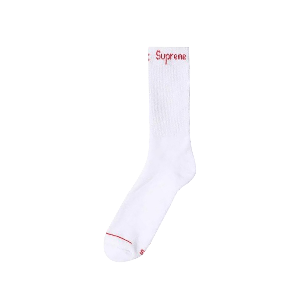 Supreme x MM6 Maison Margiela x Hanes Crew Socks (1 Pack) 'White'