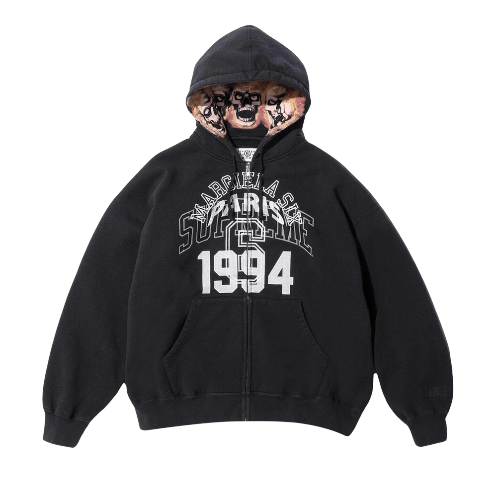 Buy Supreme x MM6 Maison Margiela Zip Up Hooded Sweatshirt