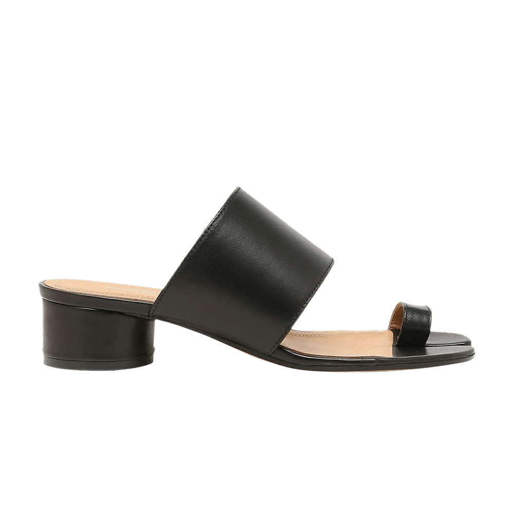 サンダル・ミュール Maison Margiela Tabi S58WP0234 PR869 T6172 Women's Mule Sand Buy Maison Margiela Wmns Leather Tabi Heeled Sandal 'Black