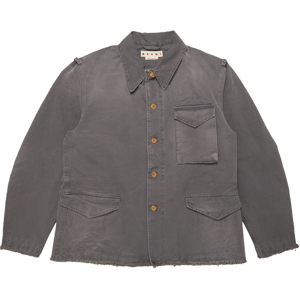 Buy Marni Front Pocket Jacket 'Dolphin' - GUMU0110GX USCV97 OCN34