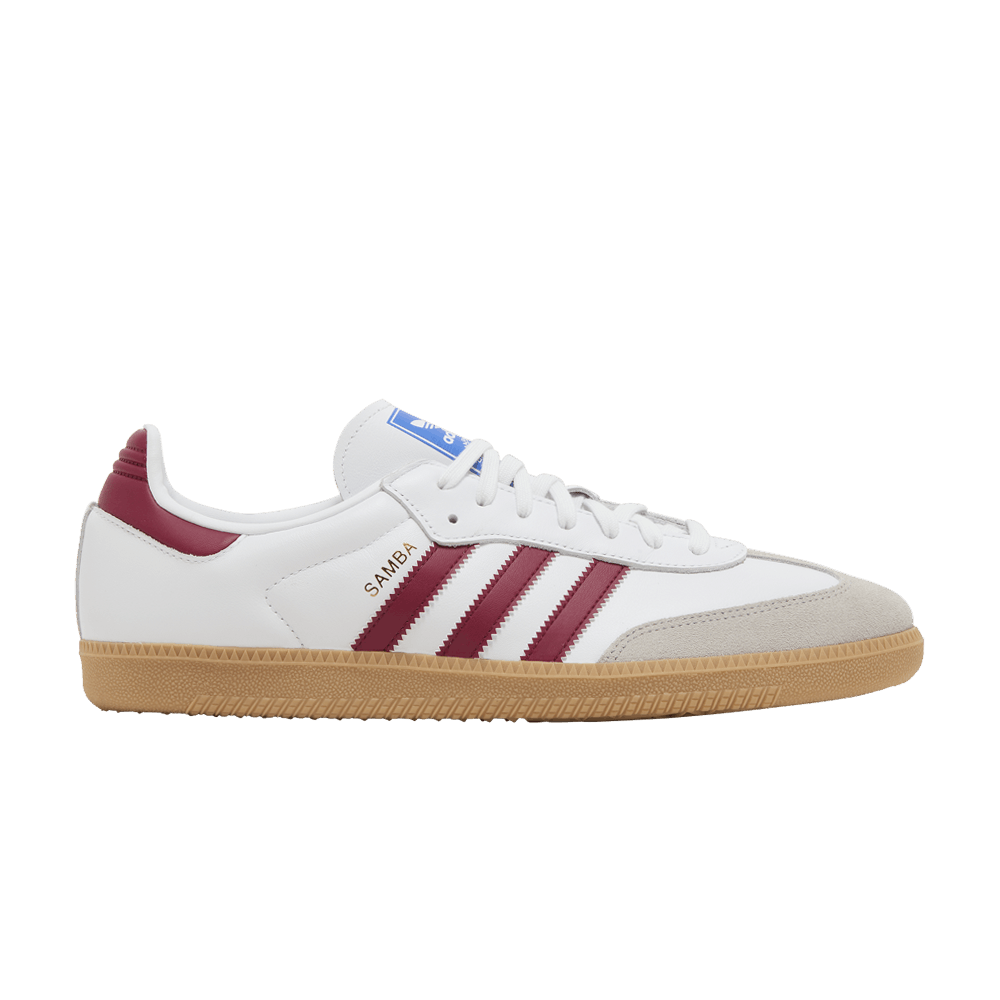 Buy adidas Men's Samba OG 'White Burgundy Gum' - IF3813 | GOAT