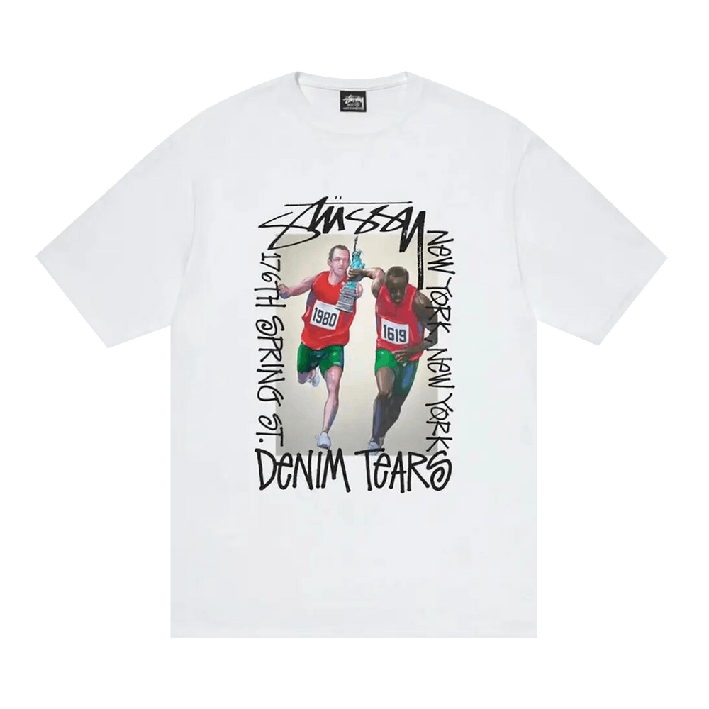 【Stussy x Denim Tears】 正規品★ Farmers Blvd T-Shirt White Stussy x Denim Tears Farmers Blvd Tee 'White' 3903832