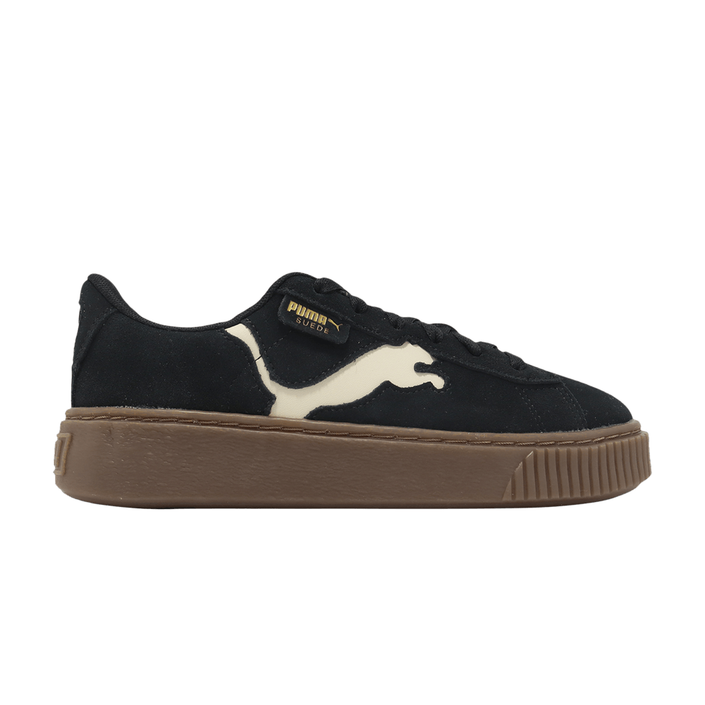 ★PUMA Suede Platform Mardi Mercredi Alpine Snow★ Puma Suede Platform Cutout WMNS Alpine Snown / Black - Feb