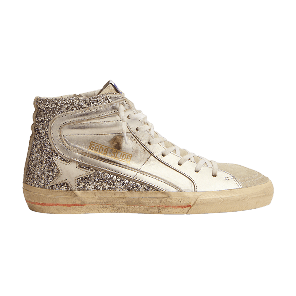 Golden goose slide glitter hotsell