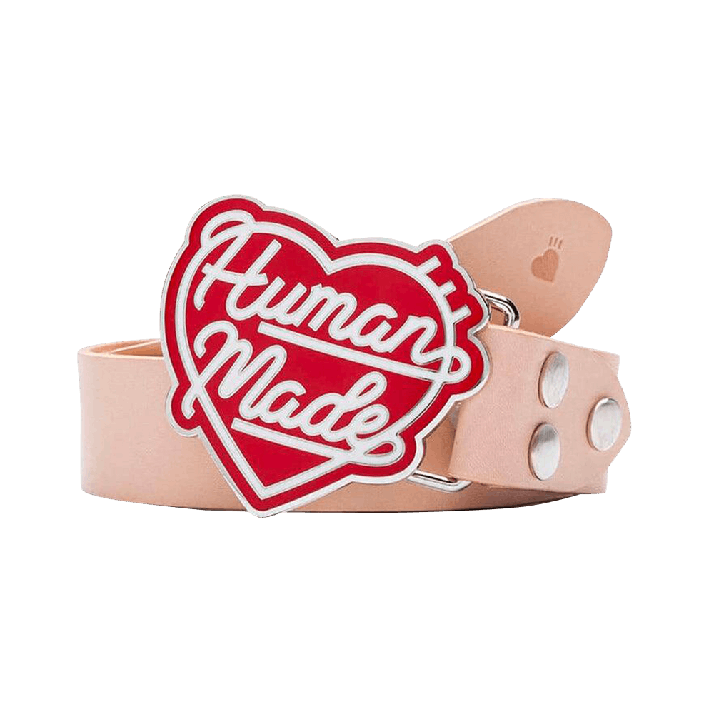 Buy Human Made Heart Leather Belt 