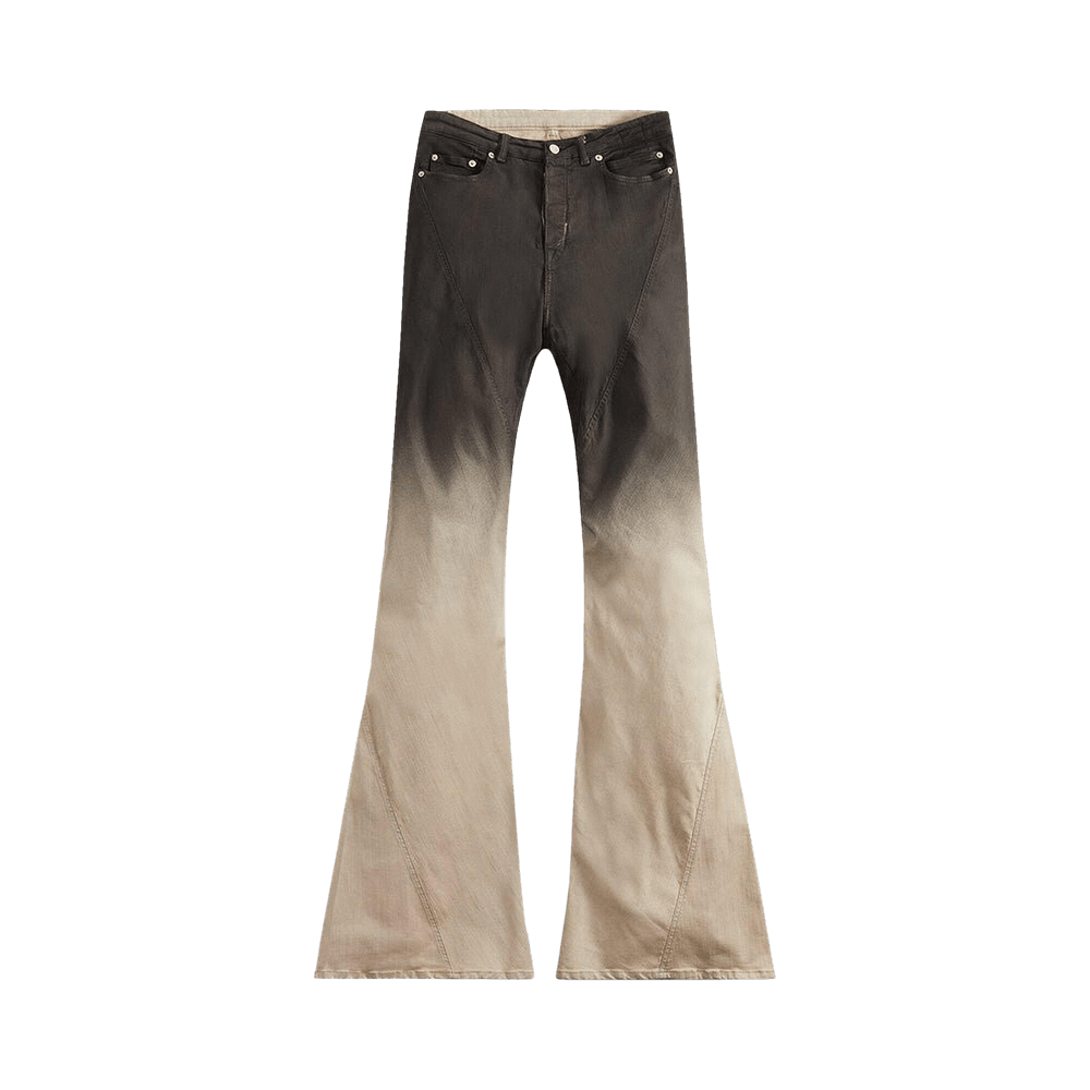Buy Rick Owens Bias Bootcut Gradient Jeans 'Black/Pearl Degrade