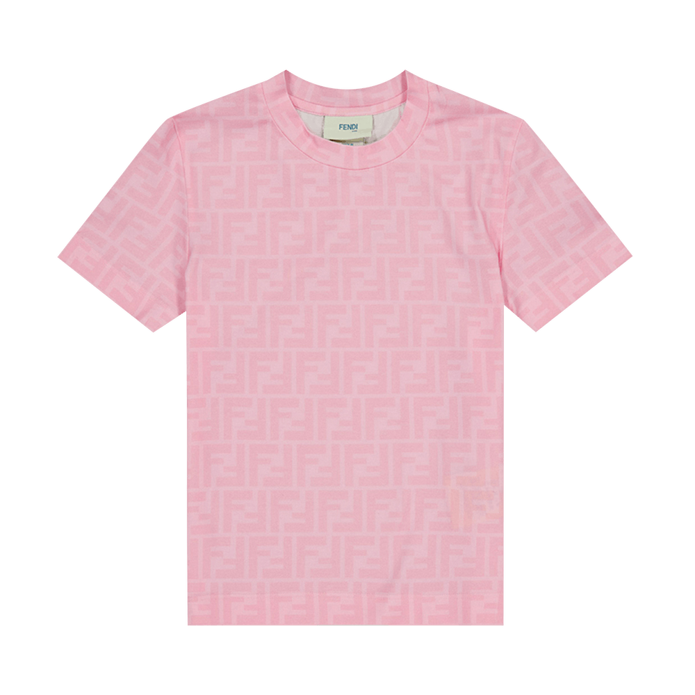 Buy Fendi Kids Logo T-Shirt 'Rosa Conffeto' - JFI316 AQSY