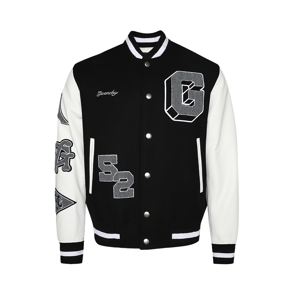 ブルゾン Givenchy Blouson With Back Embroidery Givenchy Patches And Embroidery Bomber Jacket | italist