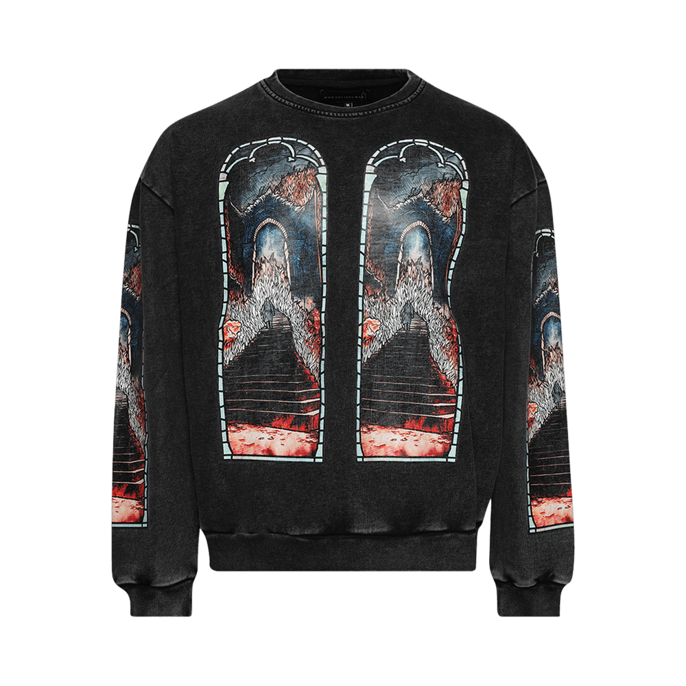 Buy Who Decides War Descent Crewneck Sweater 'Vintage Grey