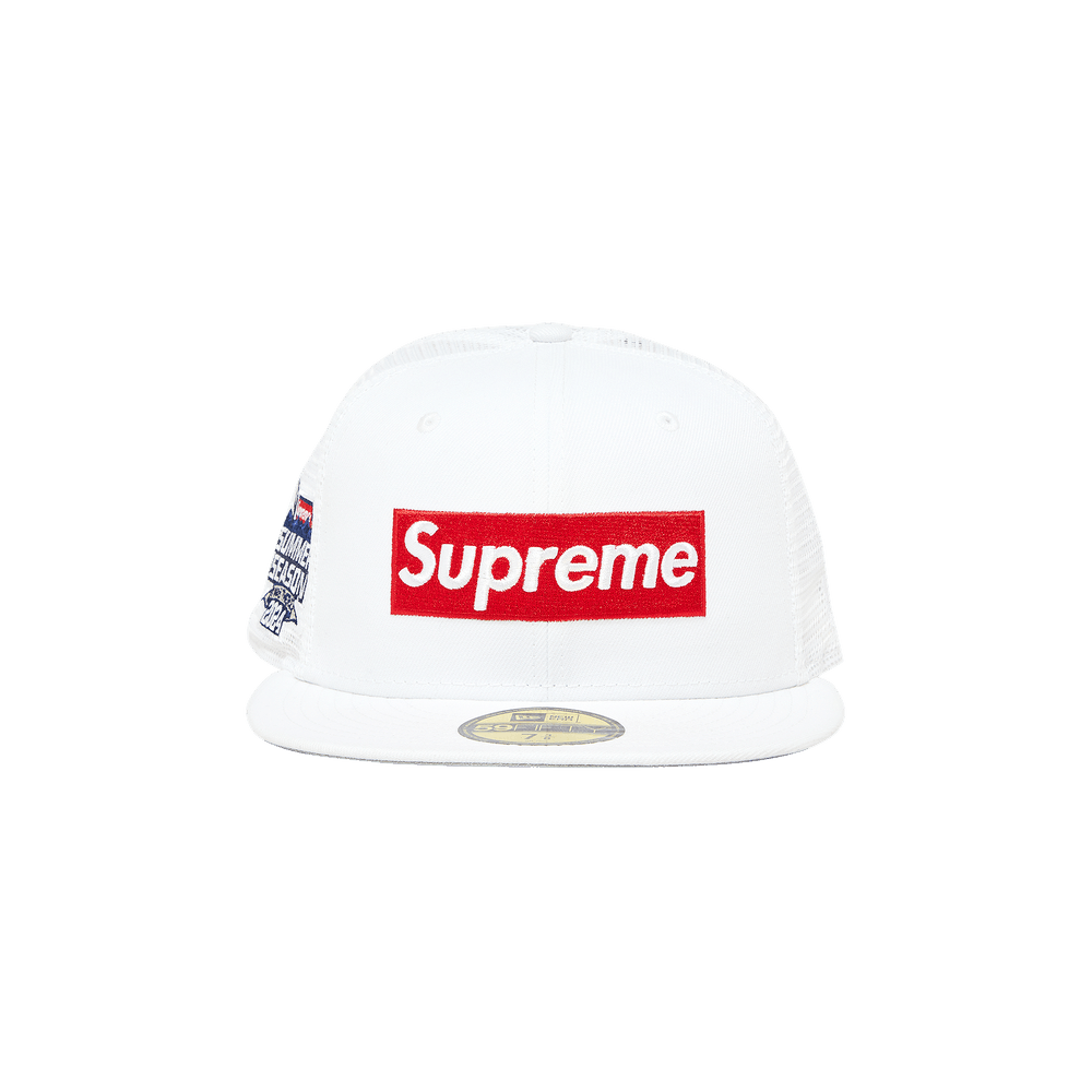 Supreme Box Logo Mesh Back New Era 'White'