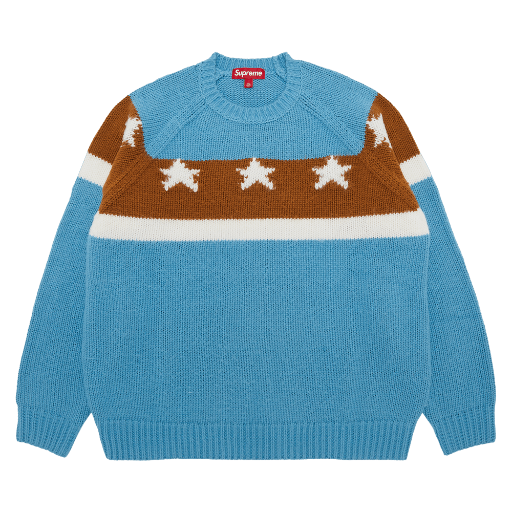 Buy Supreme Stars Sweater 'Dusty Blue' - SS24SK31 DUSTY BLUE