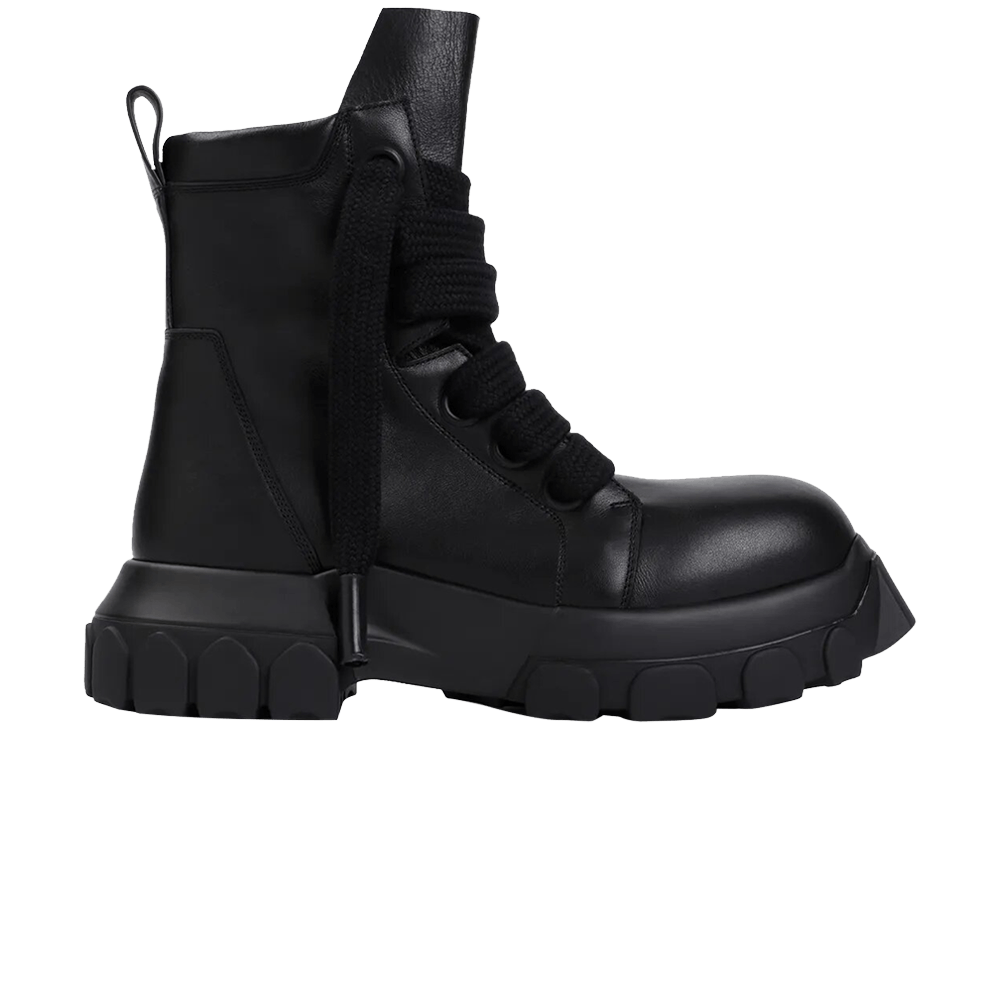 Buy Rick Owens Lido Jumbo Laced Bozo Tractor High 'Black
