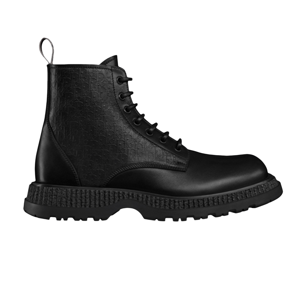 Buy Dior Buffalo Lace Up Ankle Boot 'Dior Oblique Debossed