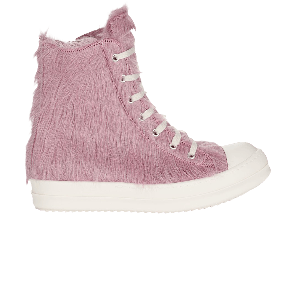 スニーカー RICK OWENS | HIGH SNEAKERS DUSTY PINK/MILK/MILK (LCO) Rick Owens WMNS Sneaker High - Dusty Pink / Milk – Kith
