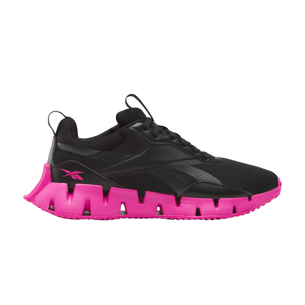 Buy Reebok Wmns Zig Dynamica STR 'Black Laser Pink' - 100074915 | GOAT