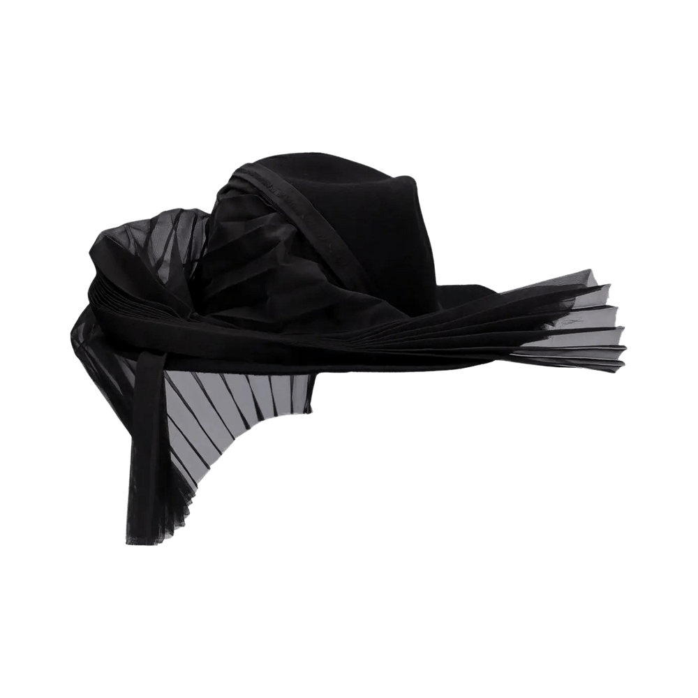 Buy Yohji Yamamoto Trimming Wool Hat 'Black' - 0089
