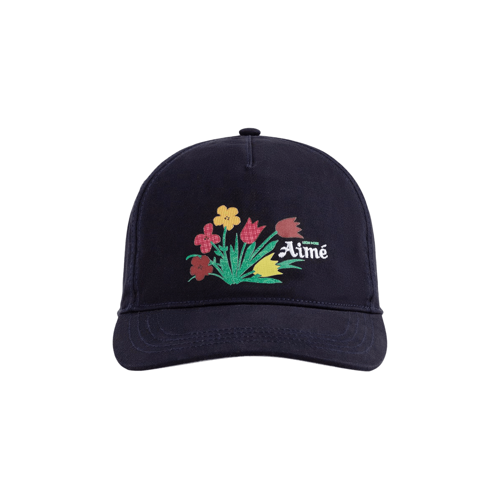 Achetez des Aimé Leon Dore Floral Chino Hat 'Navy Blazer