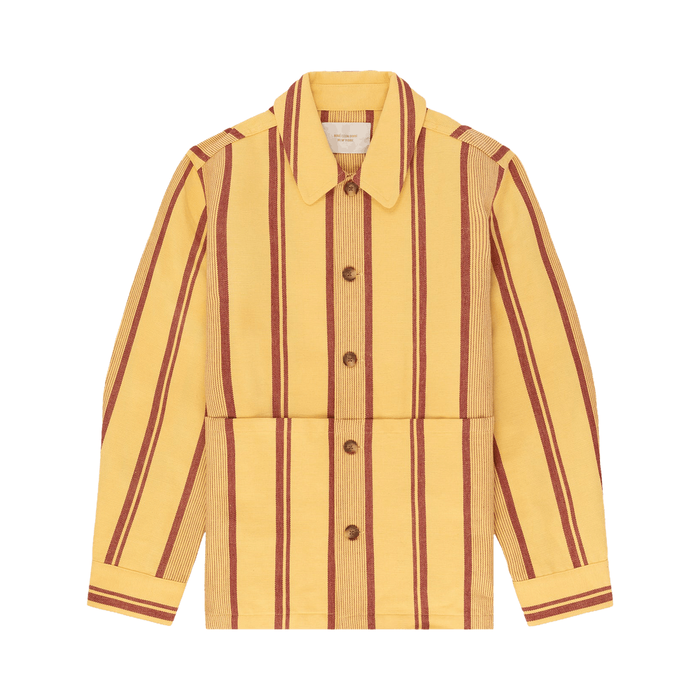 Buy Aimé Leon Dore Blanket Stripe Chore Shirt 'Yellow