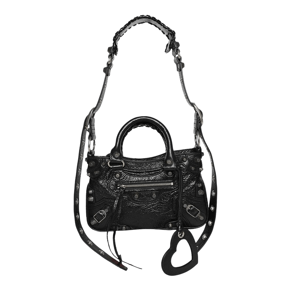 BALENCIAGA｜TOTEBAGS (751521 1VG9Y 9104) Balenciaga Black Leather Le Cagole Tote Bag 751521 1VG9Y