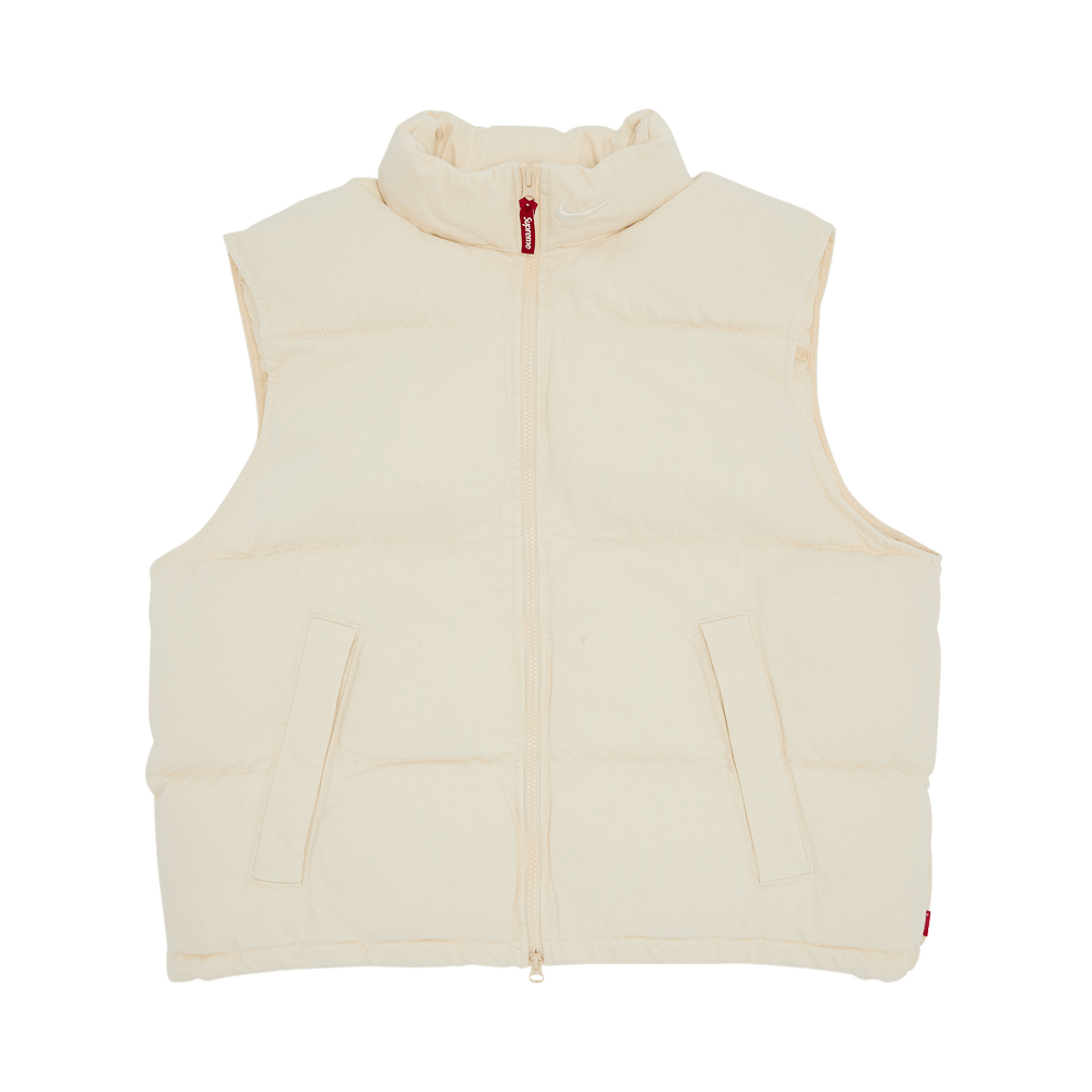 Buy Supreme x Nike Denim Puffer Vest 'Natural' - SS24J3 NATURAL | GOAT