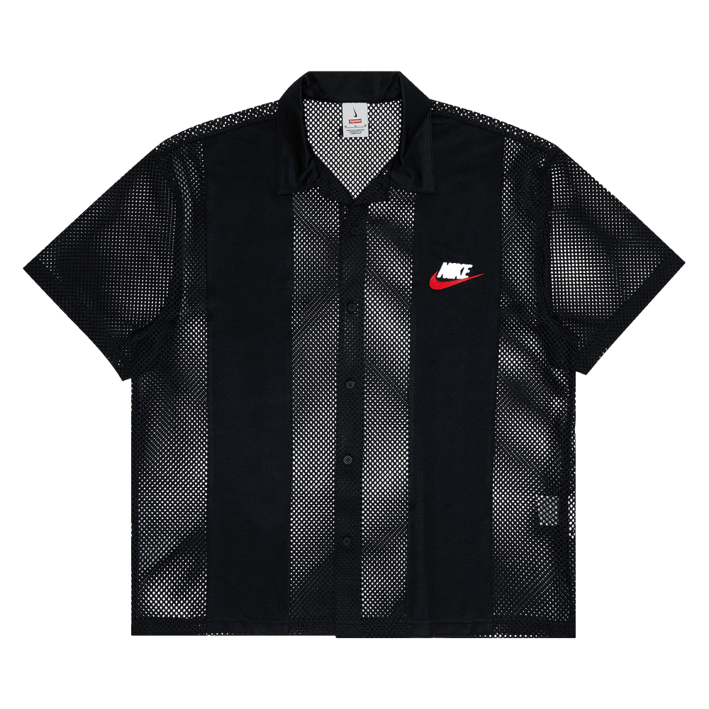 Buy Supreme x Nike Mesh Short-Sleeve Shirt 'Black' - SS24S1 BLACK | GOAT