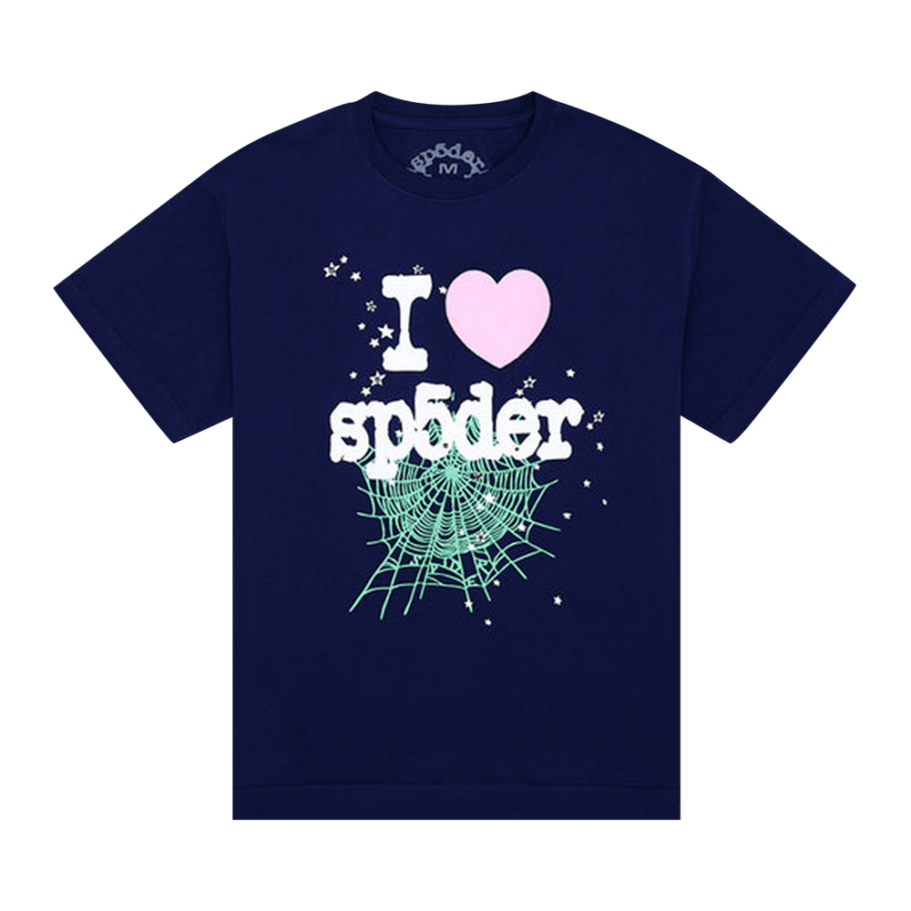Sp5der Tシャツ Souvenir Tee ネイビー スパイダー ○関送無料○ Sp5der Tシャツ Souvenir Tee ネイビー スパイダー ○関送無料
