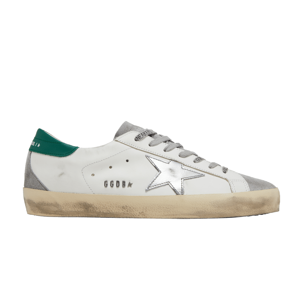 Buy Golden Goose Superstar 'White Grey Green' - GMF00102