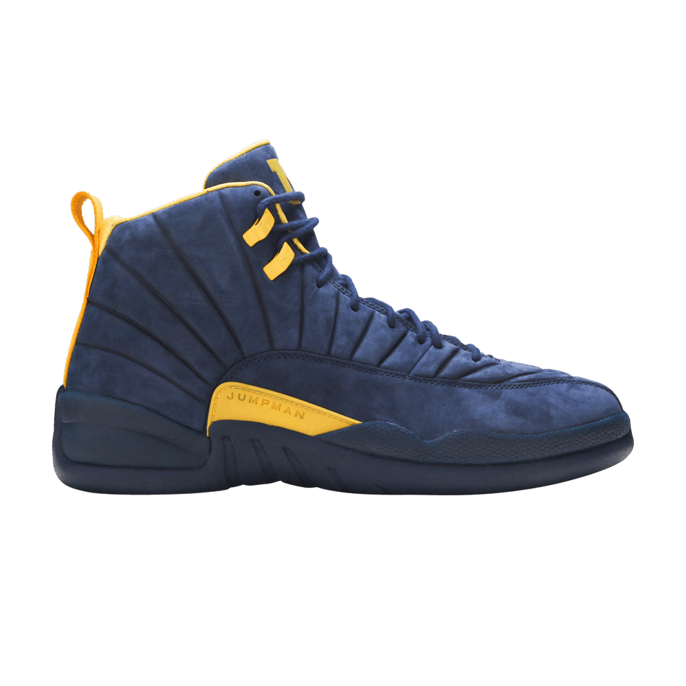 Buy PSNY x Air Jordan 12 Retro Michigan Wolverines PE AA1233 808572 GOAT