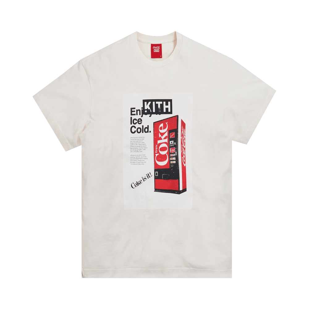 Buy Kith x Coca-Cola Ice Cold Vintage Tee 'Ivory' - KH3871