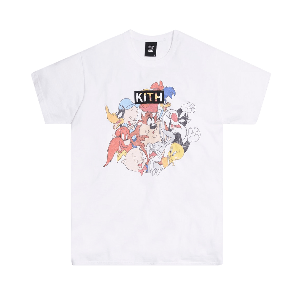☆ KITH x LOONEY TUNES Merrie Melodies tee コラボTシャツ ☆ Buy Kith x Looney Tunes Merrie Melodies Vintage Tee 'White