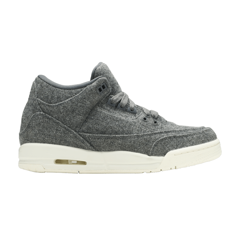 Jordan 3 grey suede discount