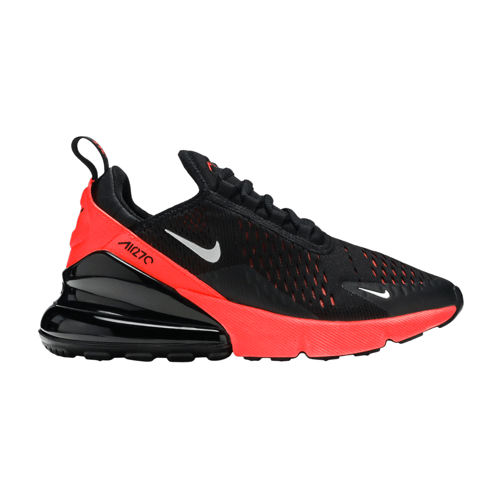 Buy Air Max 270 GS Black Bright Crimson 943345 018 GOAT