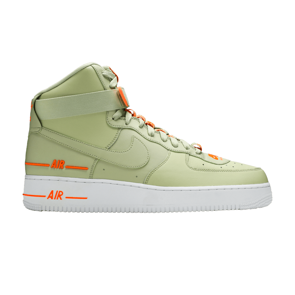 Olive green high top air force ones top