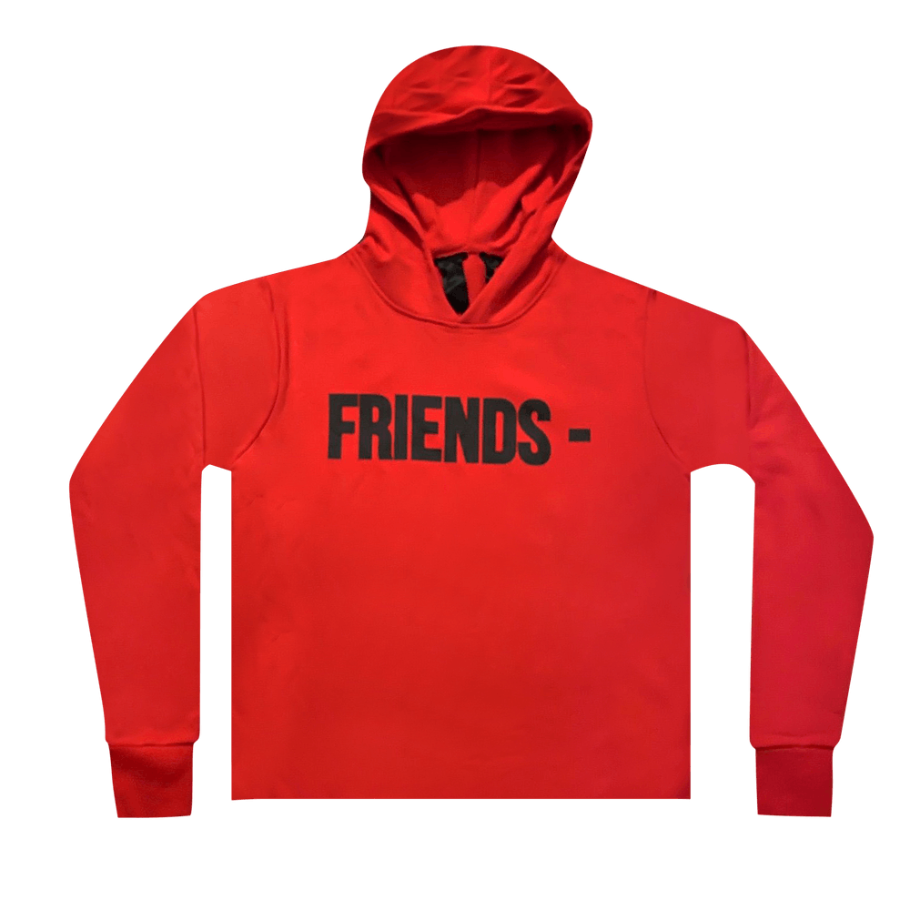 Size xl Vlone Friends Hoodie Red Black
