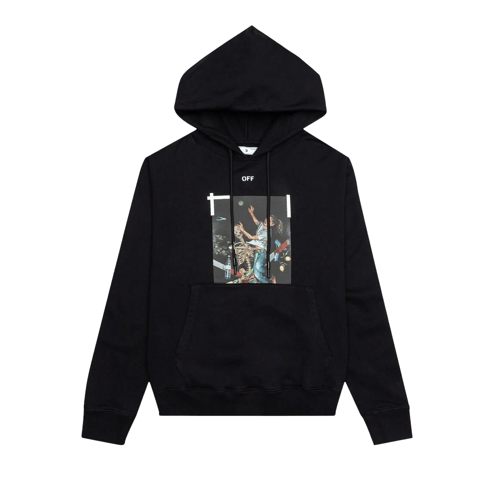トップス OFF-WHITE PASCAL PRINT SLIM HOODIE 20AW Buy Off-White Pascal Print Slim Hoodie 'Black/White