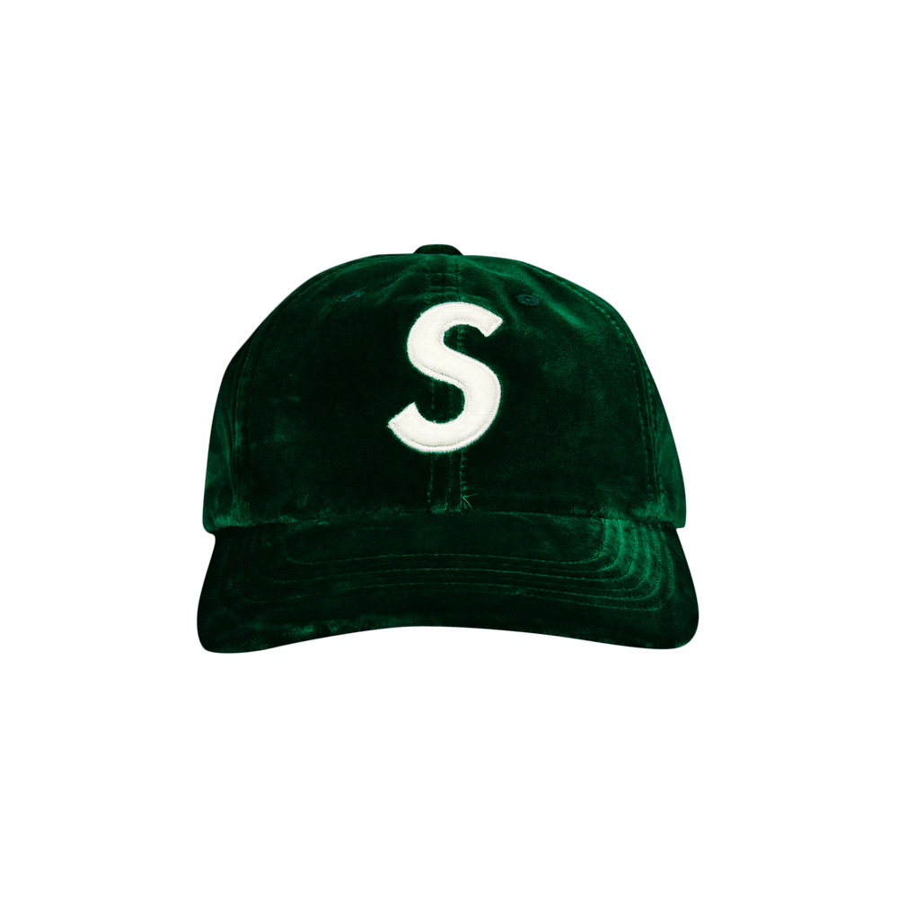 Buy Supreme Velvet S Logo 6-Panel 'Green' - FW20H69 GREEN | GOAT