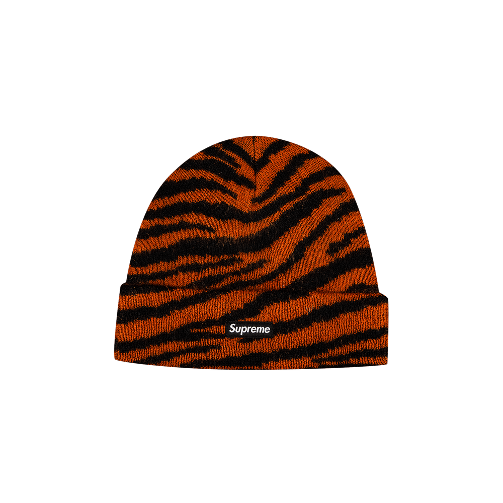 帽子 Supreme Mohair Beanie Tiger Stripe