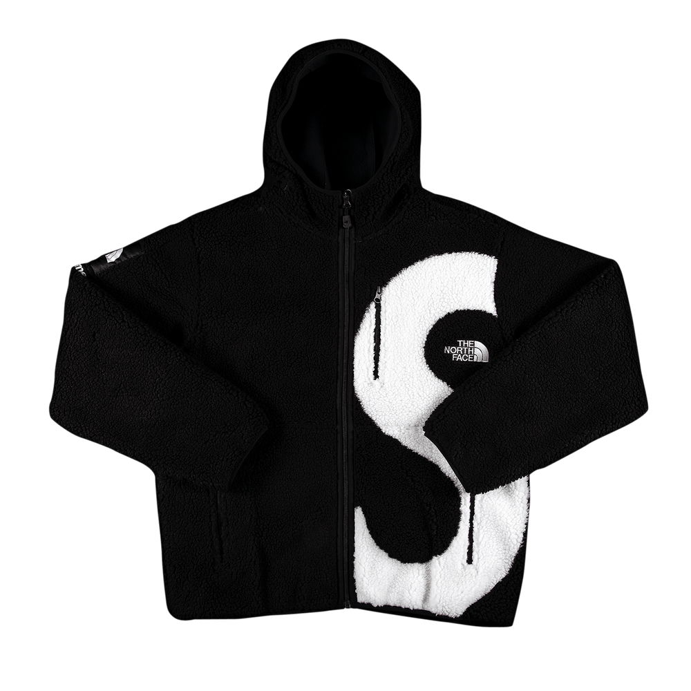 Buy Supreme x The North Face S Logo Hooded Fleece Jacket 'Black' - FW20J24  BLACK | GOAT