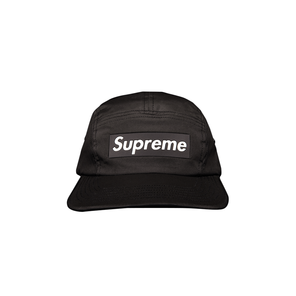 【美品】Supreme Inset Logo Camp Capブラック20FW Supreme - Inset Logo Camp Cap - UG.SHAFT