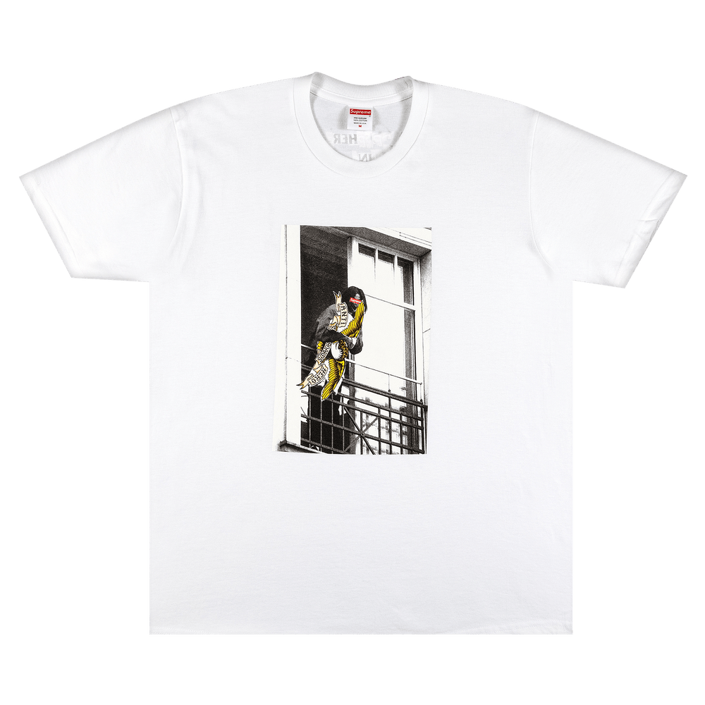 Size xl Supreme x ANTIHERO Balcony Tee 'White'