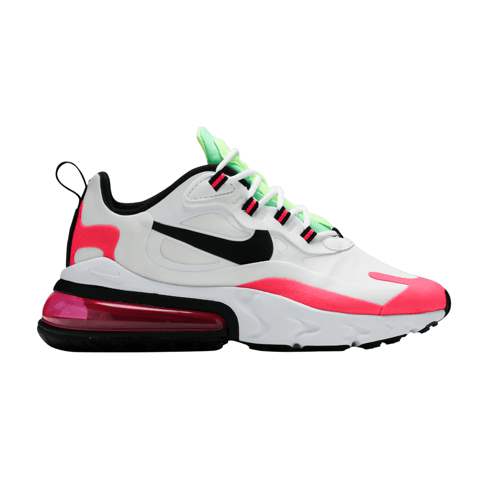 black white pink nike 270