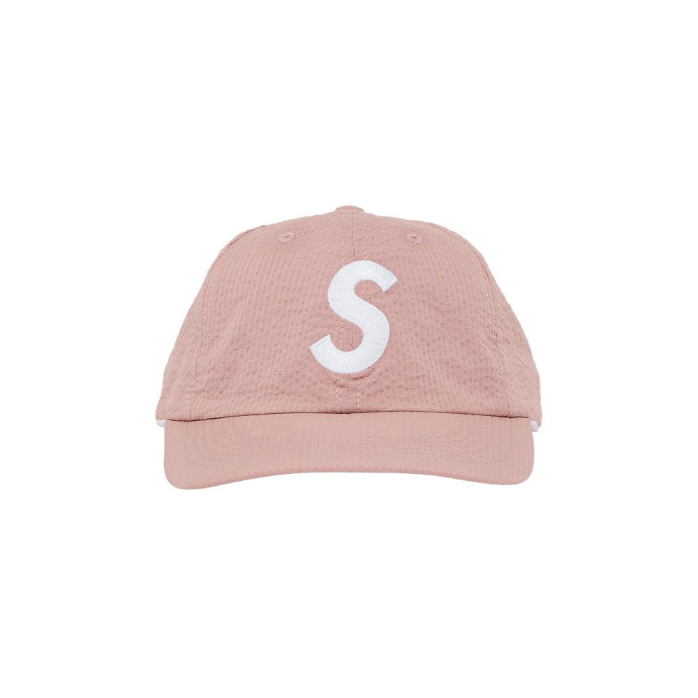 Buy Supreme Seersucker S Logo 6-Panel 'Pink' - SS24H4 PINK