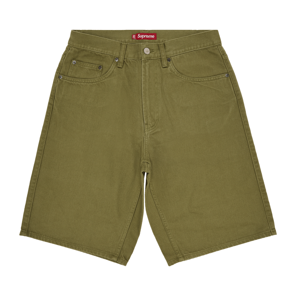 Supreme Baggy Denim Short 'light Olive' Price in India Supreme Baggy Denim Short 'light Olive' Price in India