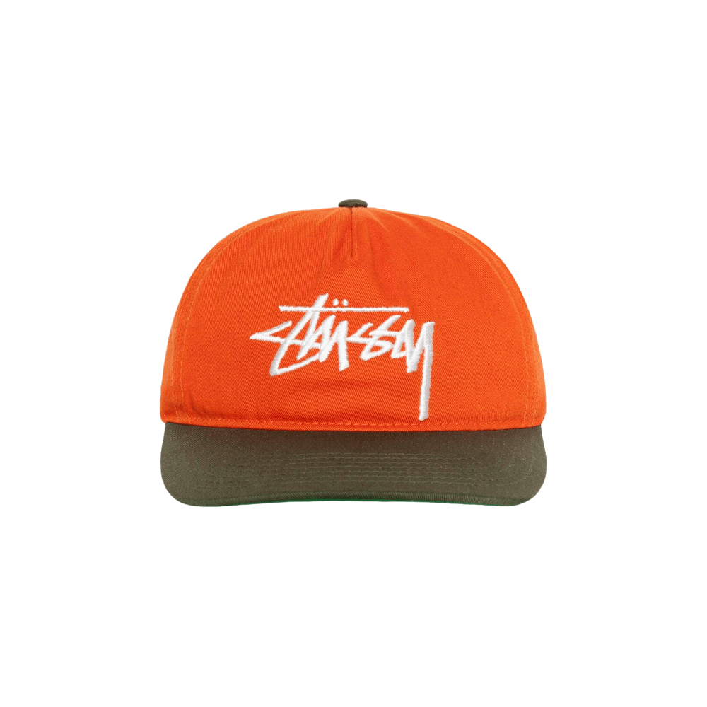 Buy Stussy Mid-Depth Big Stock Snapback Cap 'Yam' - 1321211 YAM | GOAT