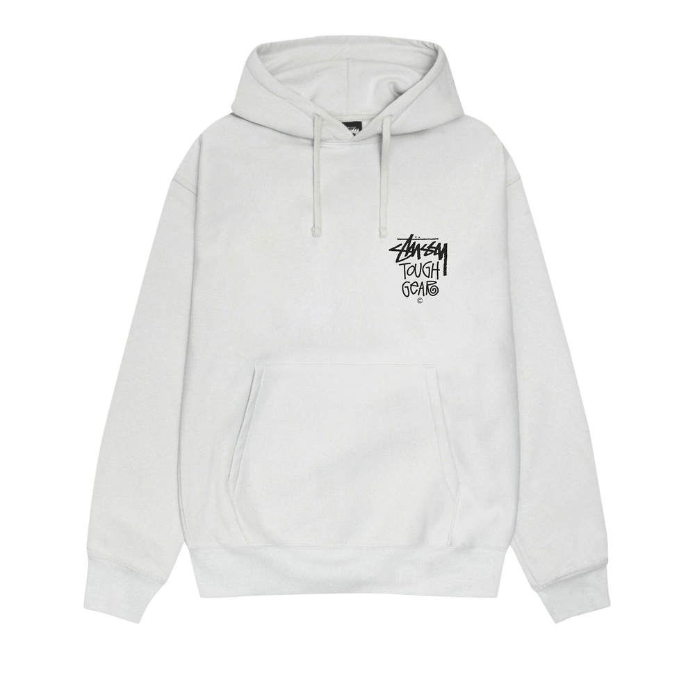 ★韓国の人気★【Stussy】★TOUGH GEAR HOODIE★FOG★ Stüssy Gray 'Tough Gear' Hoodie Stussy