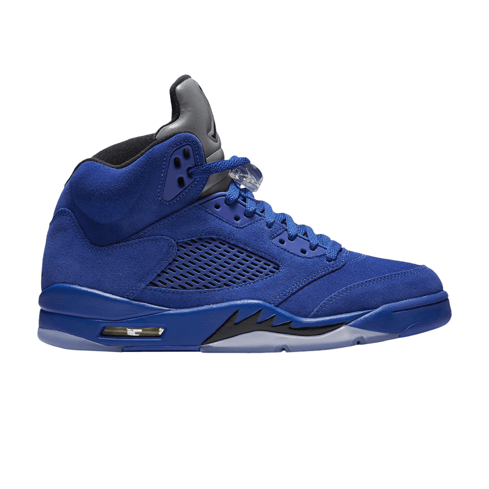 Buy Air Jordan 5 Retro Blue Suede Sample FA17 MNJDLS 174 741182 SZ GOAT