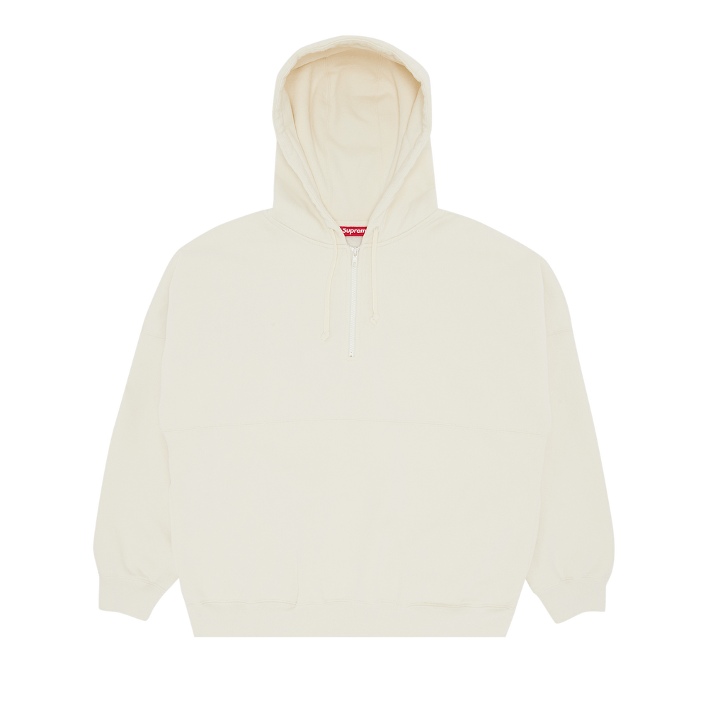 【SUPREME】WRAPPED HALF ZIP HOODED SWEATSHIRT STONE Supreme Wrapped Half Zip Hooded Sweatshirt (SS24) - $168
