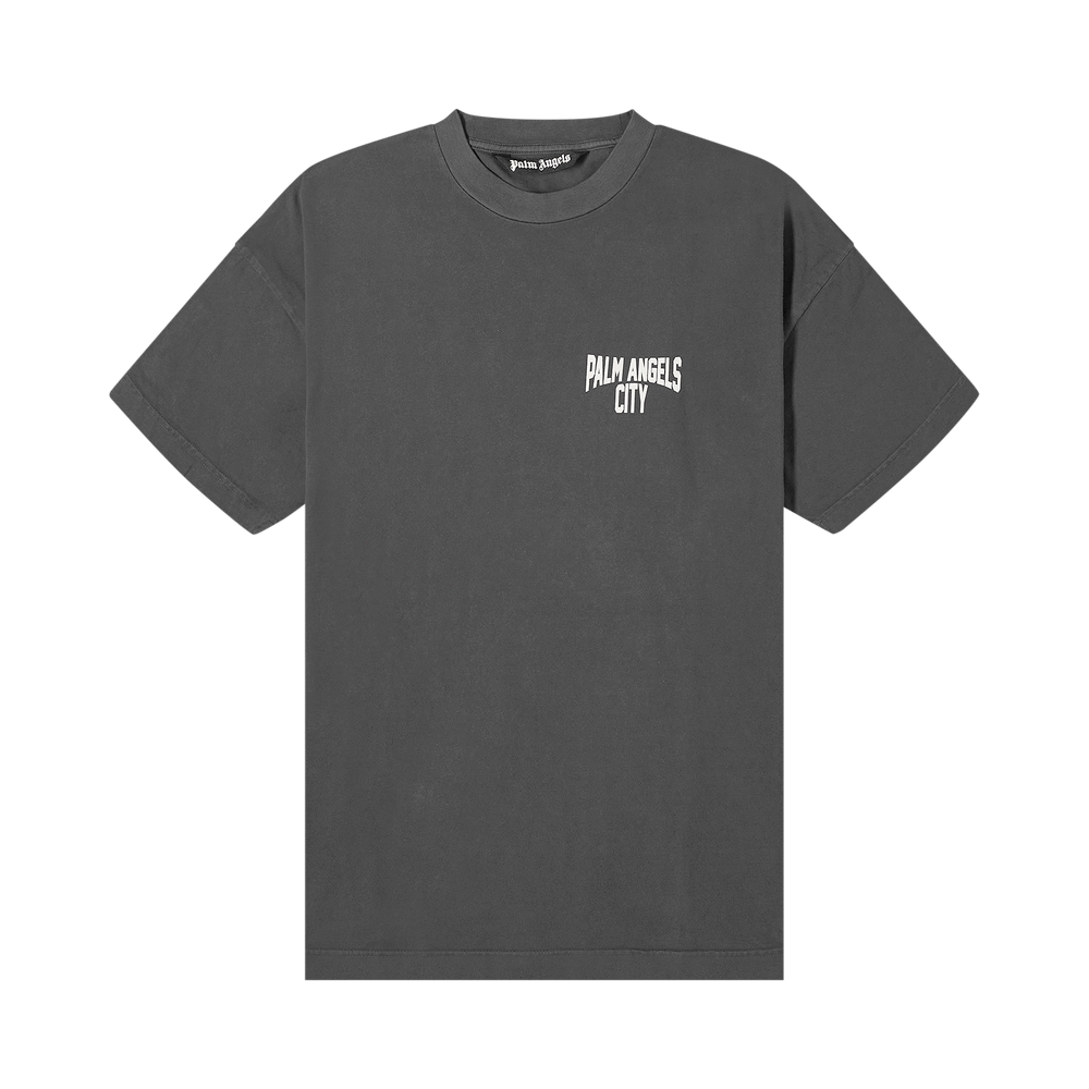 限定【Palm Angels】Los Angeles モノグラム CITY Tシャツ 4色 LA MONOGRAM SPRAY TEE in BLACK for Men | Palm Angels®
