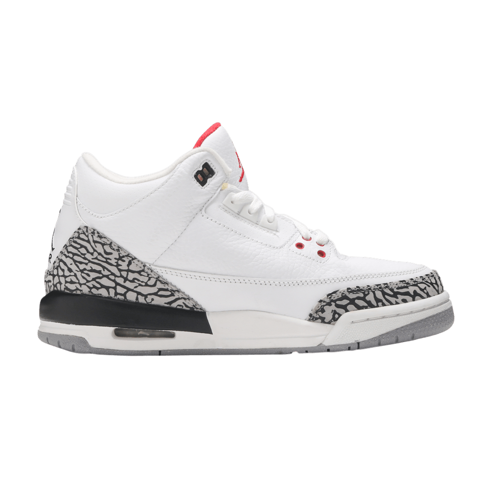 Buy Air Jordan 3 Retro GS White Cement 2011 398614 105 GOAT